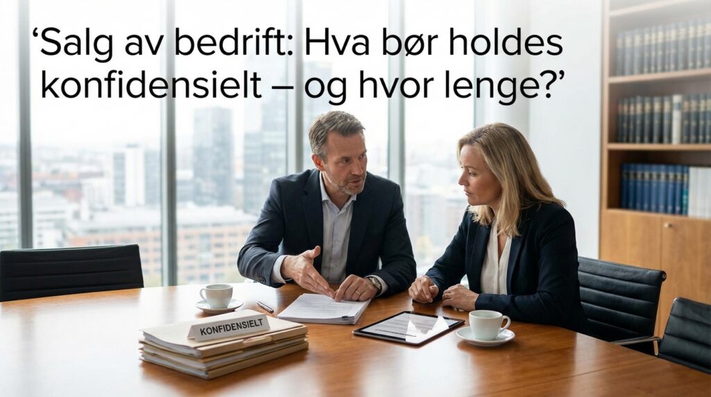 Lær hvilke strategier som sikrer verdier ved salg av bedrift, hva som bør holdes konfidensielt og hvor lenge du må beskytte sensitiv info i prosessen.