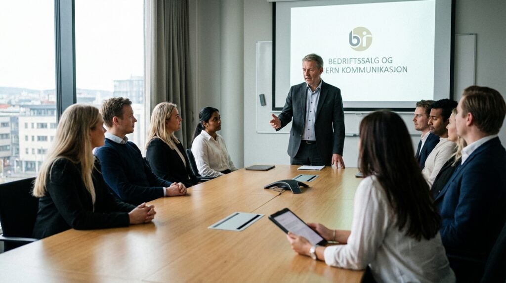 Lær hvordan du sikrer en trygg overgang ved salg av bedrift og hvordan kommunisere salget til ansatte og ledelse for å beholde tillit og nøkkelkompetanse.