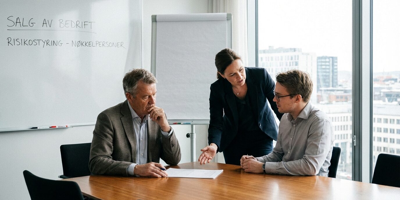 Lær hvordan du sikrer verdien ved salg av bedrift og hvordan redusere risiko knyttet til nøkkelpersoner gjennom god dokumentasjon og kunnskapsoverføring.
