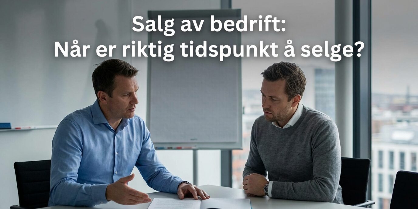 Lær hvordan du vurderer markedet og egen livssituasjon for å finne ut når det er riktig tidspunkt for salg av bedrift, slik at du maksimerer din salgsverdi.