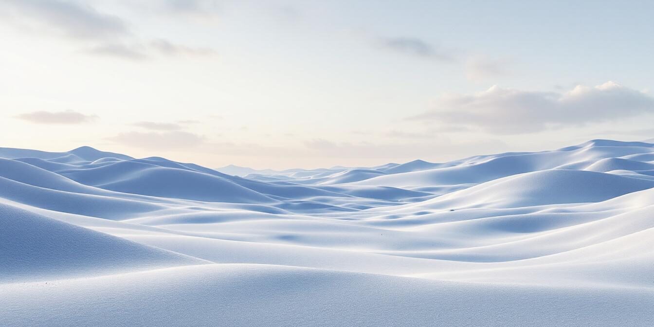 A photograph of a serene